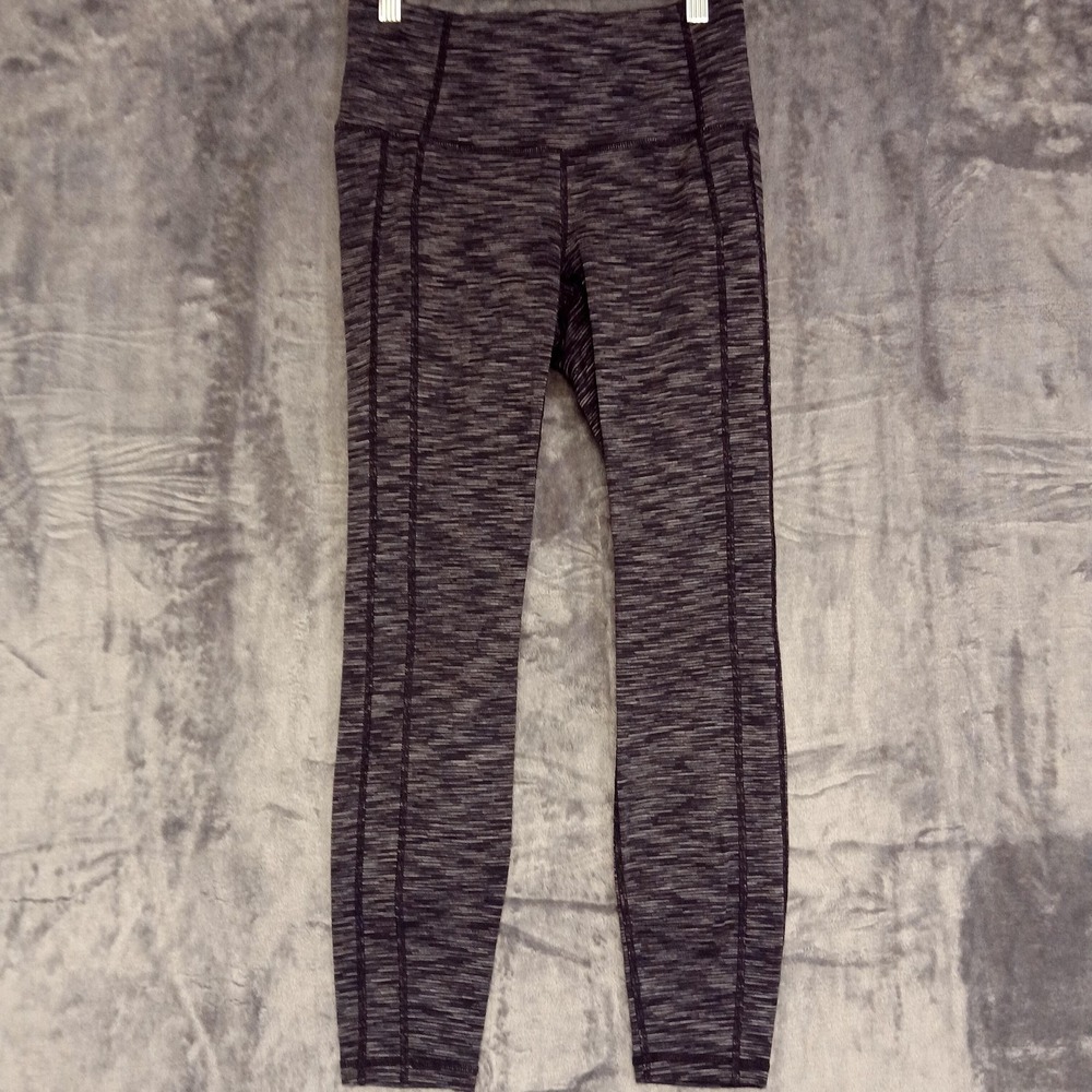 Athleta Pants Womens XS‎ Black Heather High Rise Leggings Yoga Pilayo Supplex